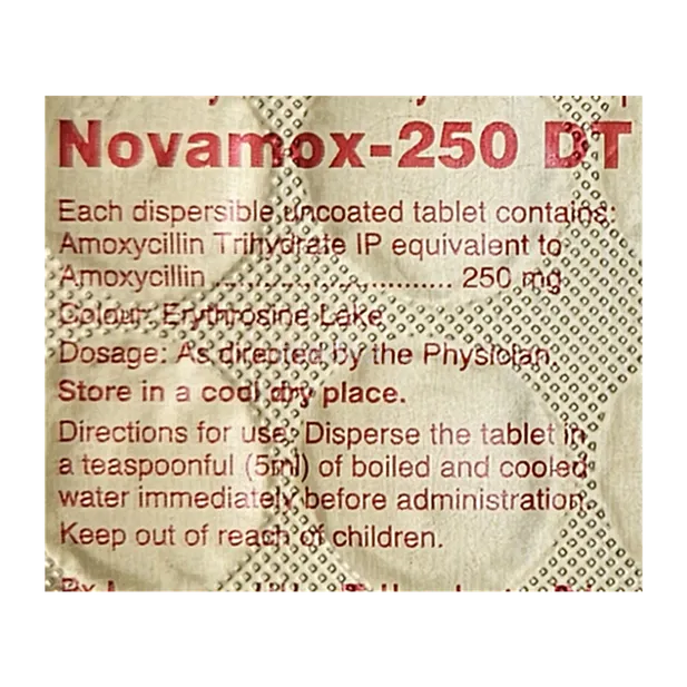 NOVAMOX 250MG DT TABLET 15'S