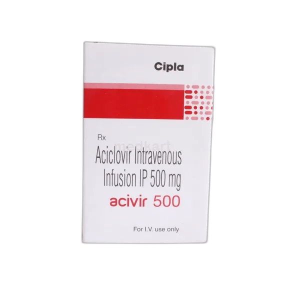 Acivir 500mg IV Injection for viral infections | Medkart