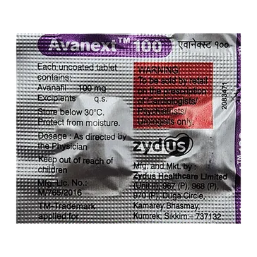 AVANEXT 100MG TABLET 4'S