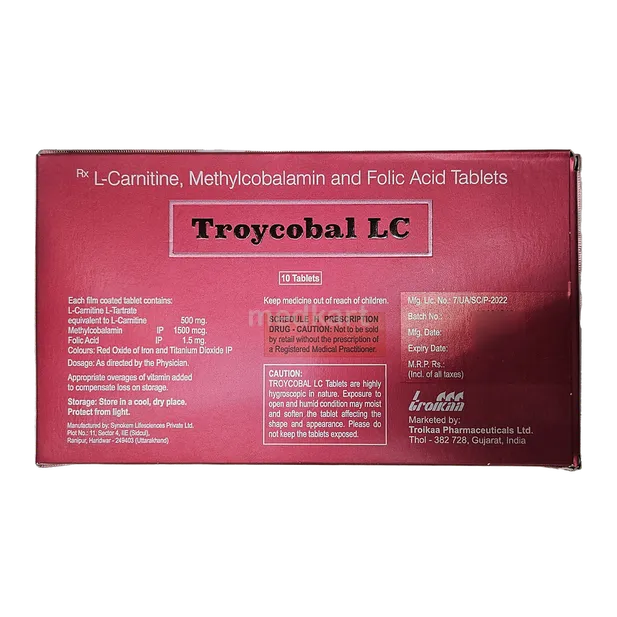 TROYCOBAL LC TABLET 10'S