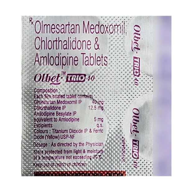 OLBET TRIO 40MG TABLET 10'S