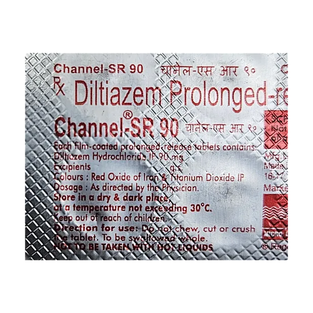 CHANNEL SR 90MG CAPSULE 10'S