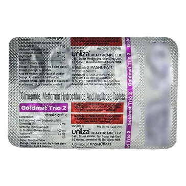 GOLDMET TRIO 2MG TABLET 10'S