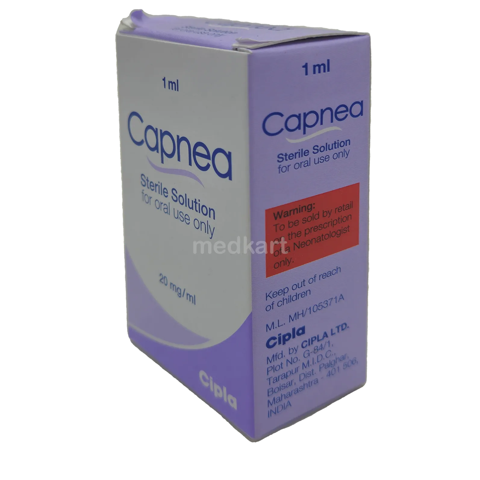 CAPNEA ORAL SOLUTION 1 ML