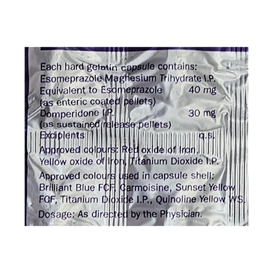 NEKSIUM D 40MG CAPSULE 15'S