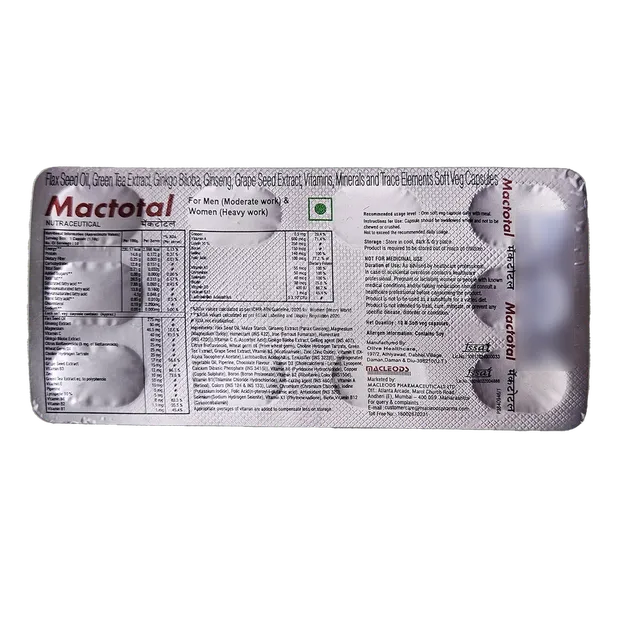 MACTOTAL CAPSULE 10'S
