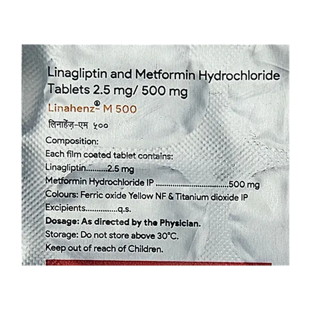 LINAHENZ M 500MG TABLET 10'S