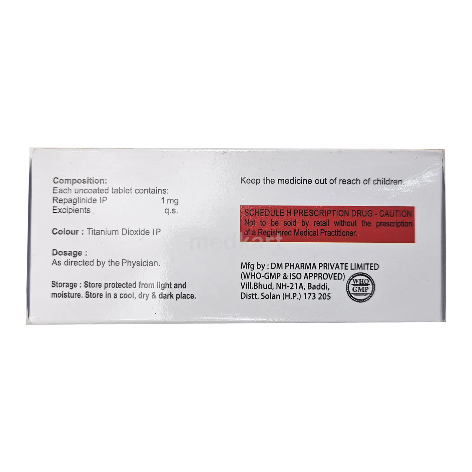 REPACREA 1MG TABLET 10'S