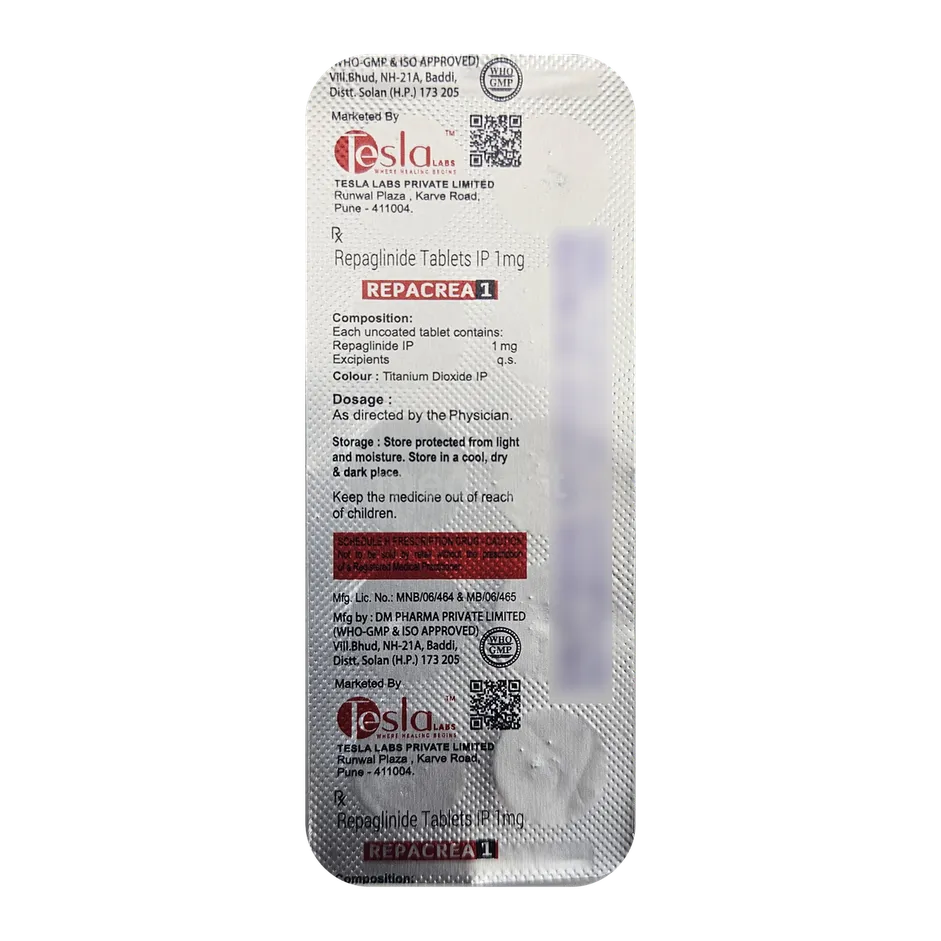 REPACREA 1MG TABLET 10'S