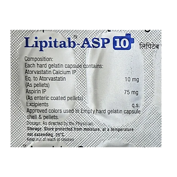 LIPITAB ASP 10MG CAPSULE 10'S