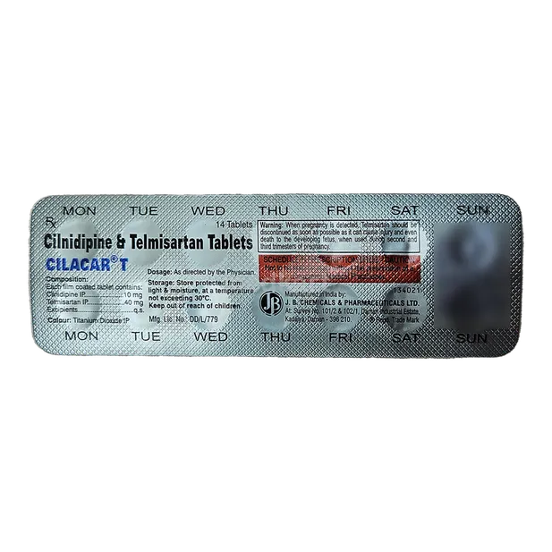 CILACAR T 10/40MG TABLET 14'S