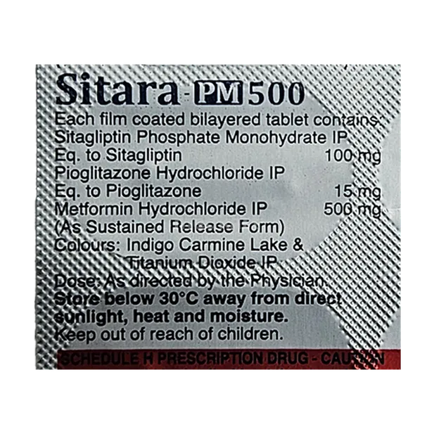 SITARA PM 500MG TABLET 10'S