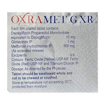 OXRAMET G XR 10MG/1MG/500MG TABLET 7'S