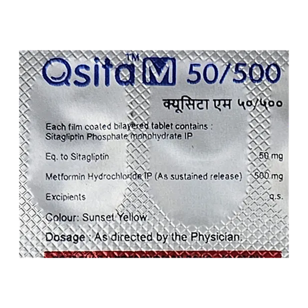 QSITA M 50MG/500MG TABLET 15'S