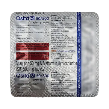 QSITA M 50MG/500MG TABLET 15'S