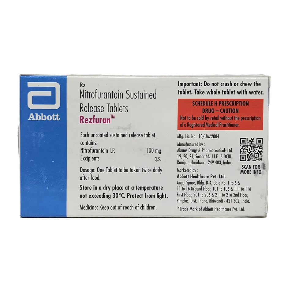 REZFURAN 100MG TABLET 14'S