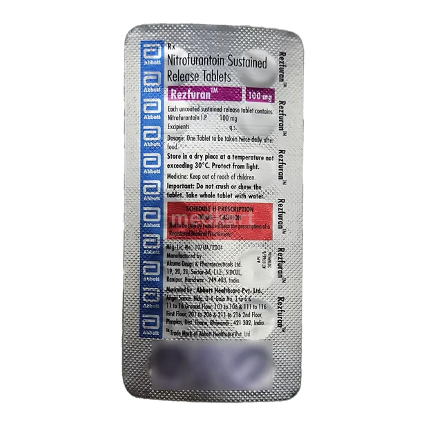 REZFURAN 100MG TABLET 14'S