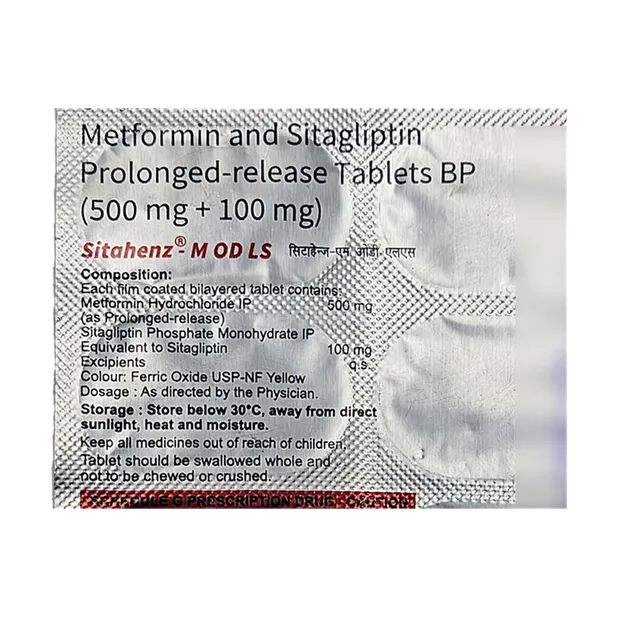 SITAHENZ M OD LS TABLET 10'S