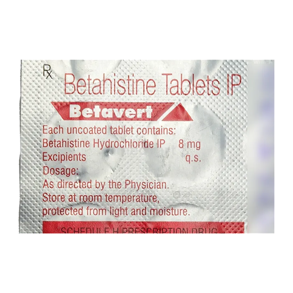 BETAVERT 8MG TABLET 15'S