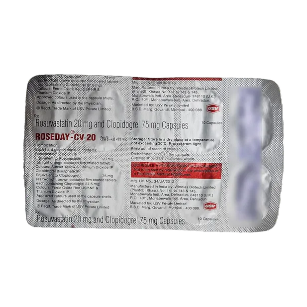 ROSEDAY CV 20MG CAPSULE 10'S