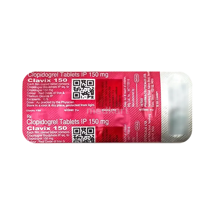 CLAVIX 150MG TABLET 10'S