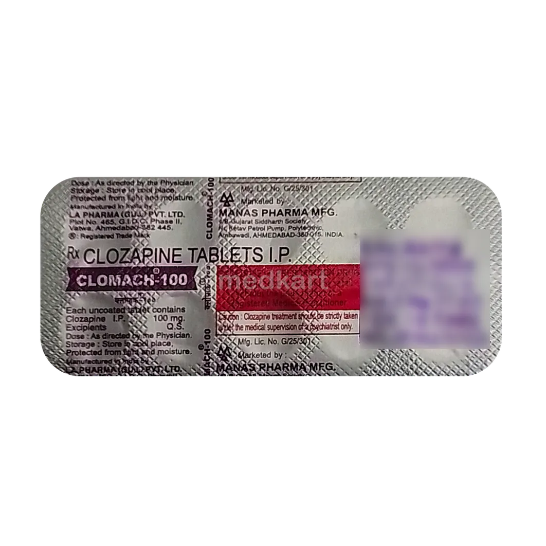 CLOMACH 100MG TABLET 10'S