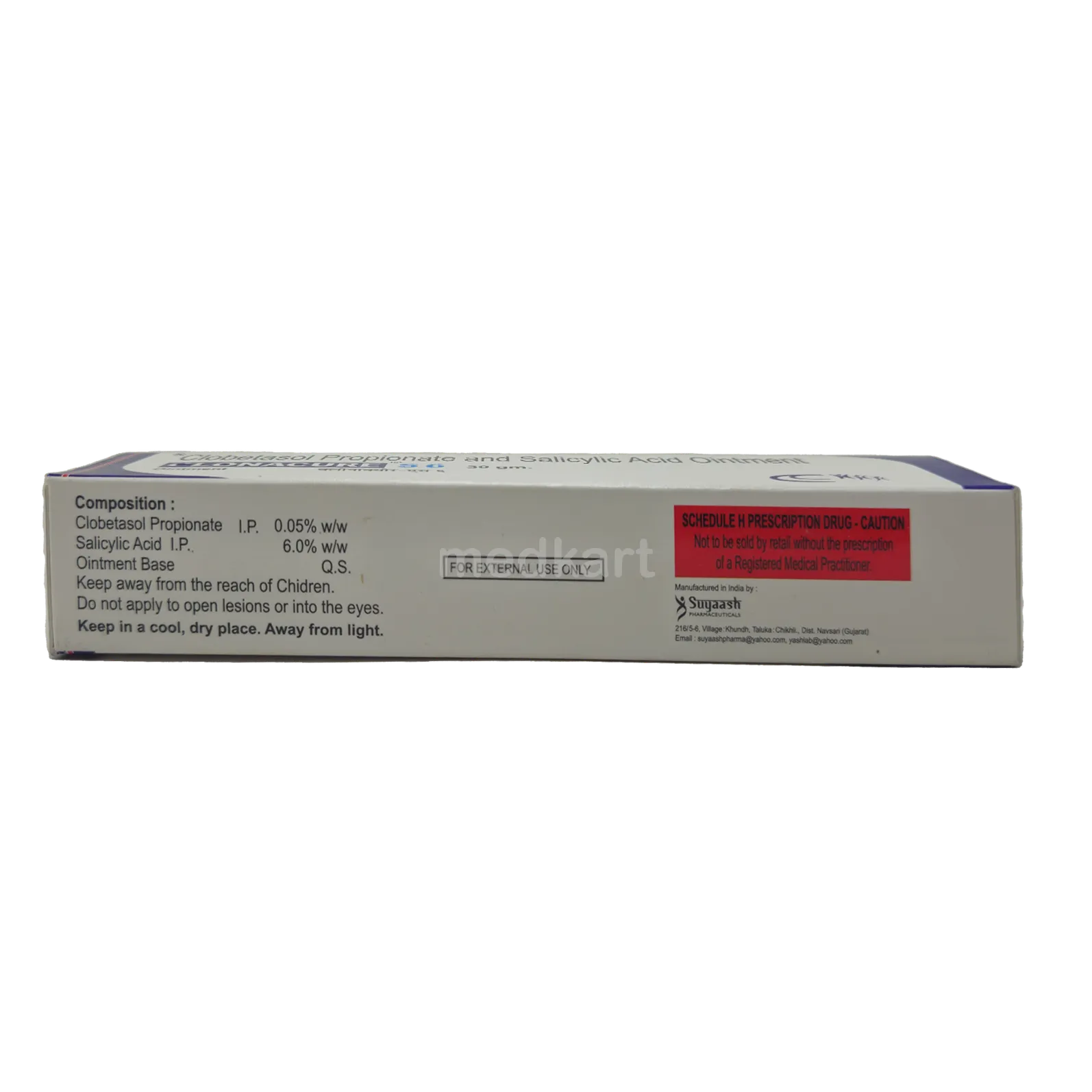 CLONACURE S 6 OINTMENT 30 GM