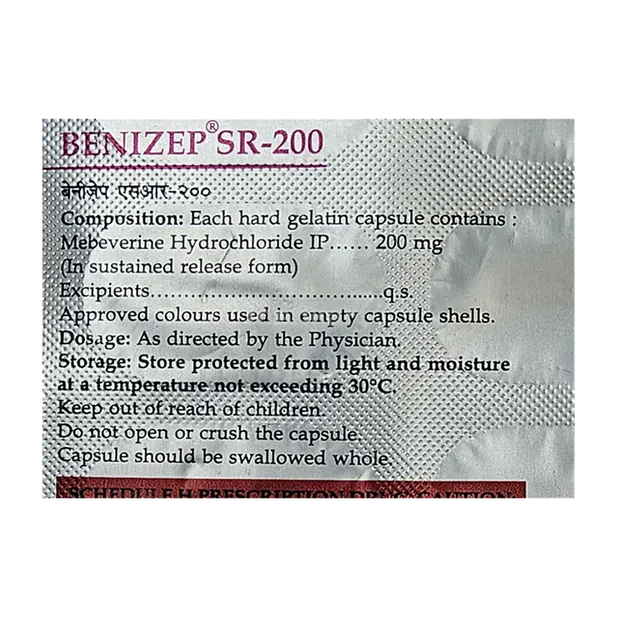 BENIZEP SR 200 CAPSULE 10'S