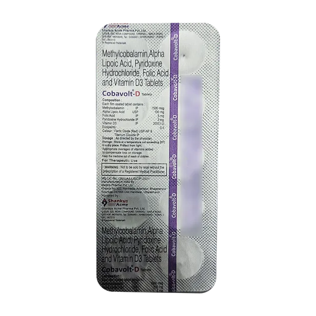 COBAVOLT D TABLET 10'S