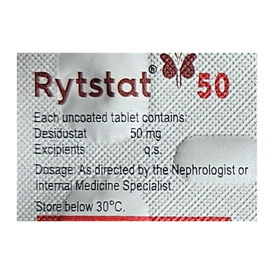 RYTSTAT 50 TABLET 6'S