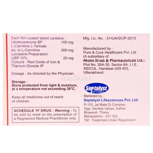 l carnitine tablets side effects Buy Nuromist-LC Tablet Online: View Uses, Effects, Price, Substitutes Vernace Tablet 10'S : Price,