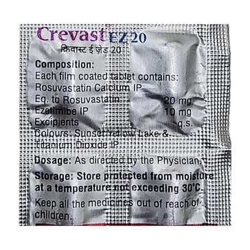 CREVAST EZ 20 TABLET 10'S