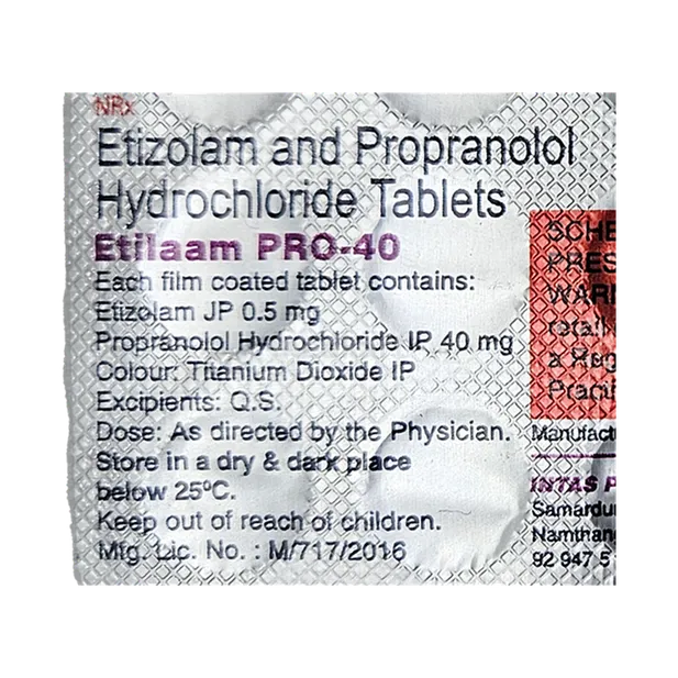 ETILAAM PRO 40 TABLET 15'S