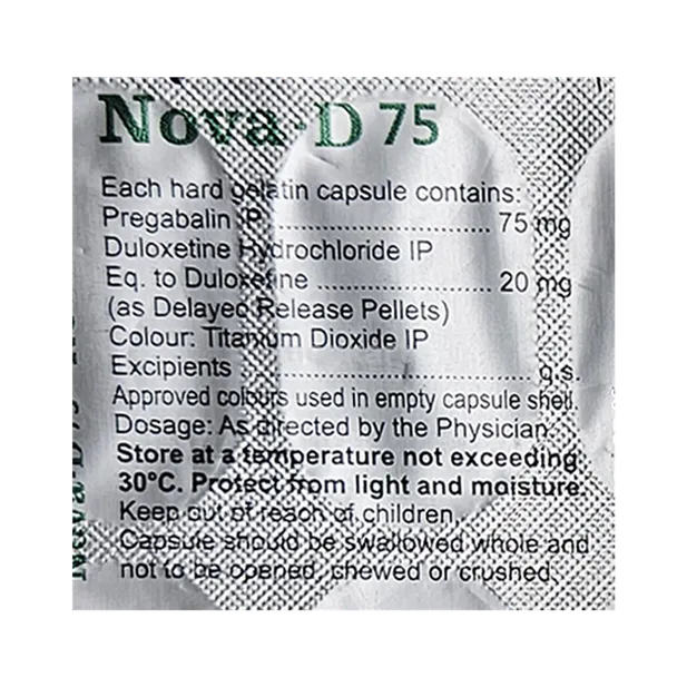 NOVA D 75 CAPSULE 10'S