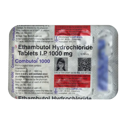 COMBUTOL 1000MG TABLET 10'S