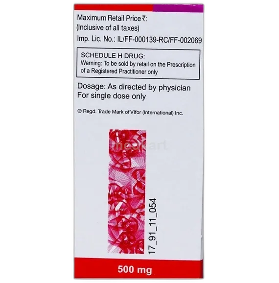 Buy Ferinject 500mg Injection at Best Price | Medkart