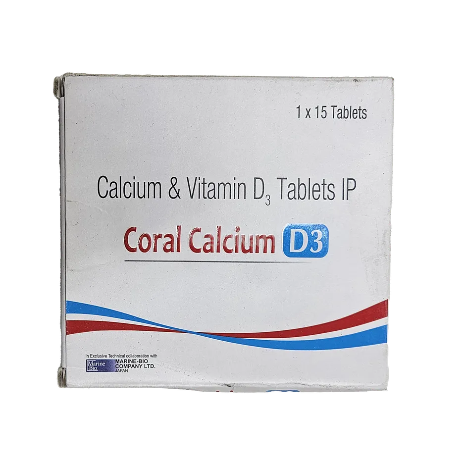 CORAL CALCIUM D3 TABLET 15'S