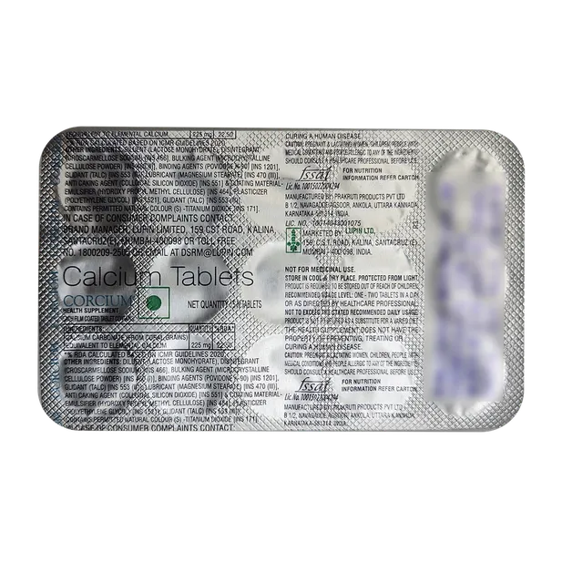 CORCIUM 225MG TABLET 15'S