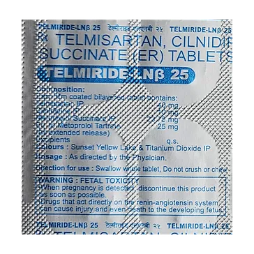 TELMIRIDE-LNB 25 TABLET 10'S