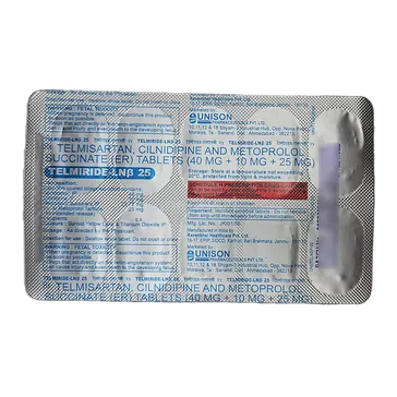 TELMIRIDE-LNB 25 TABLET 10'S