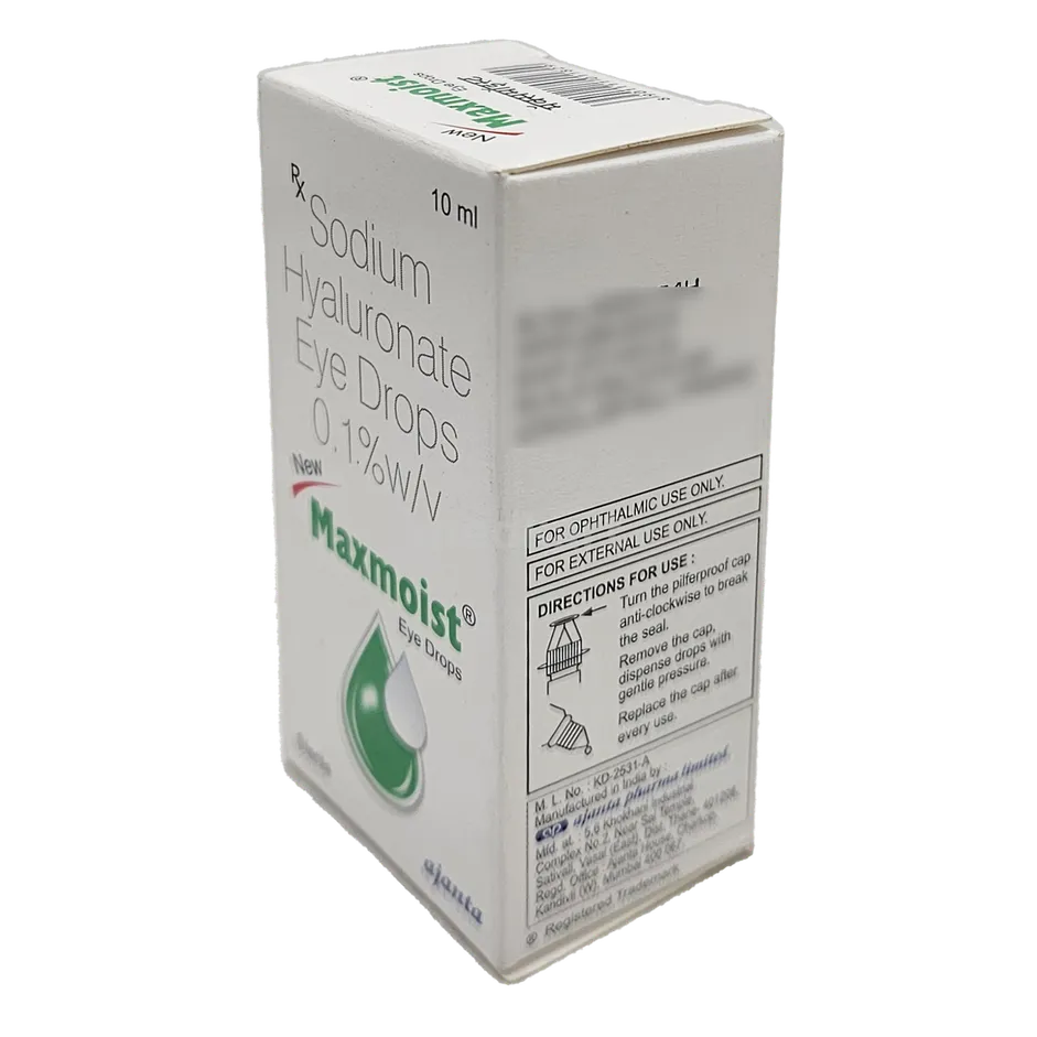 NEW MAXMOIST EYE DROPS 10 ML