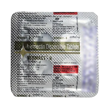 VERMACT 6 TABLET 4'S