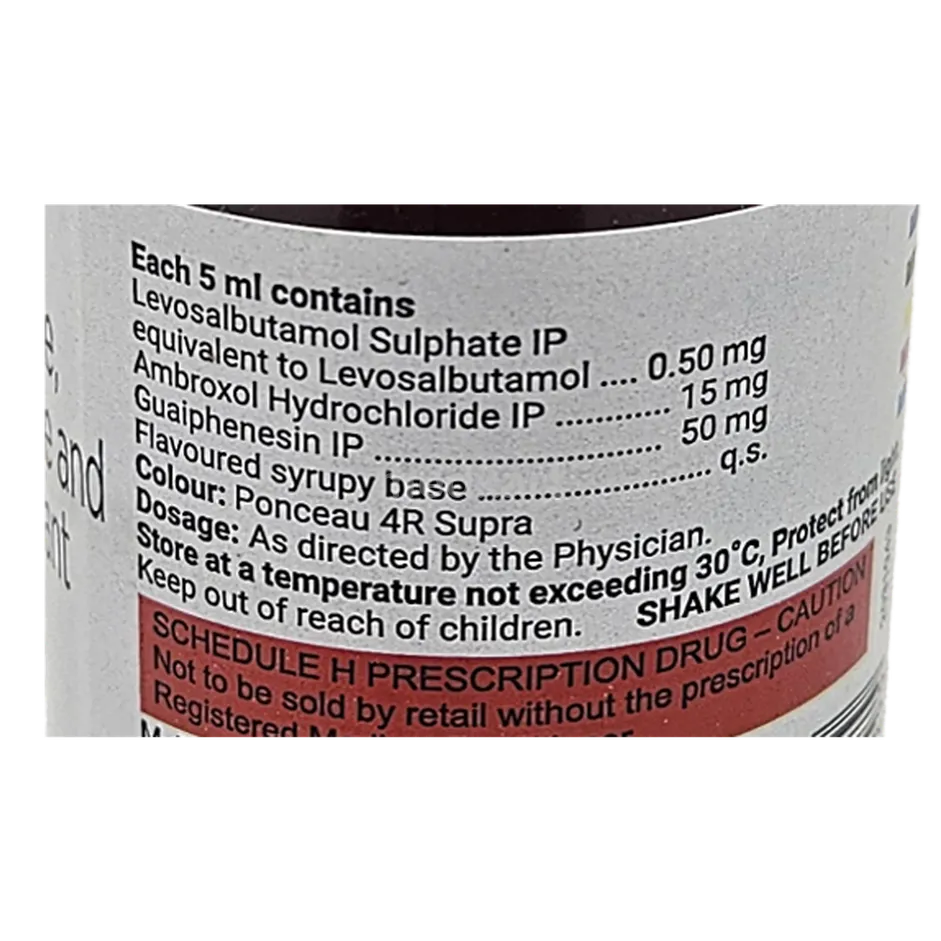 LEVOLIN PLUS JR SYRUP 60 ML