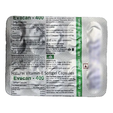 EVACAN 400MG CAPSULE 10'S