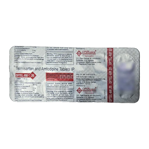 OPTEL AM 20 TABLET 10'S