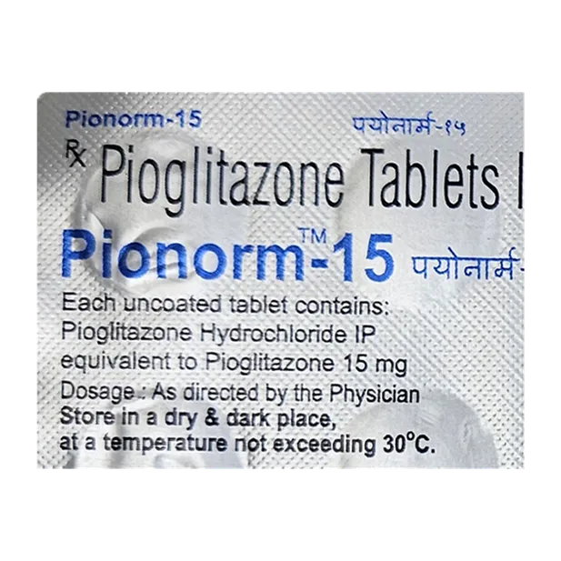 PIONORM 15 TABLET 15'S