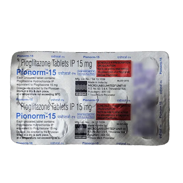 PIONORM 15 TABLET 15'S
