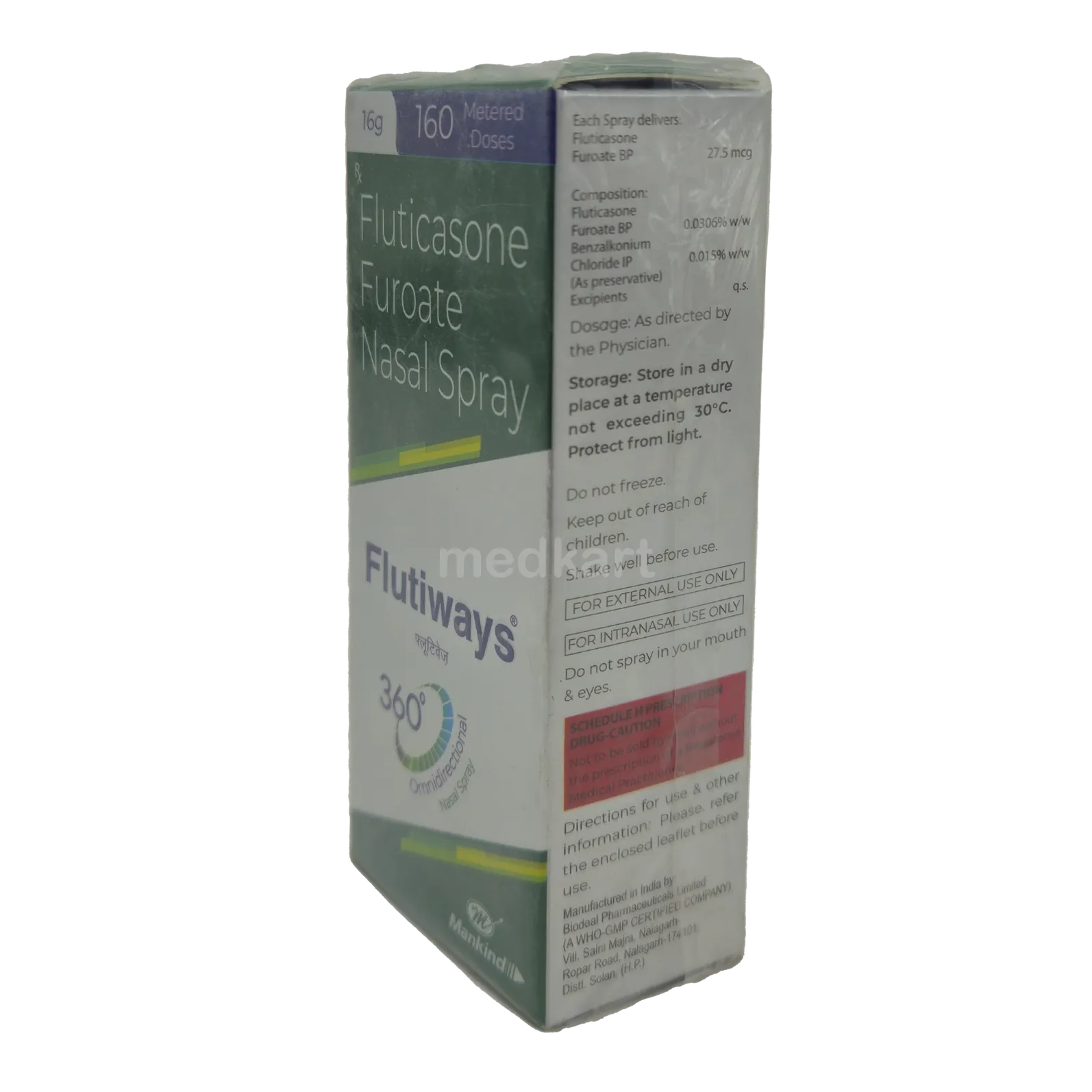 FLUTIWAYS NASAL SPRAY 16 GM
