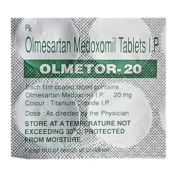 OLMETOR 20MG TABLET 15'S