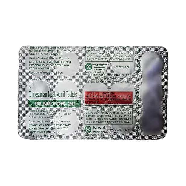 OLMETOR 20MG TABLET 15'S